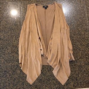 Women’s Suede Cardigan Size XL